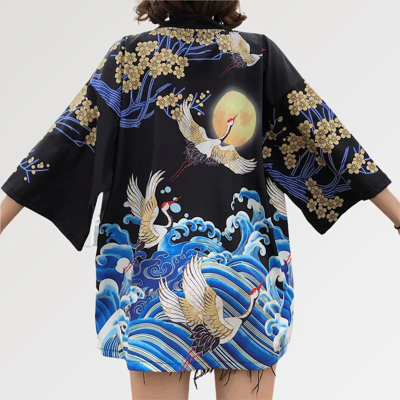 Women's Japanese Kimono Jacket 'Satsunan' - Image 8