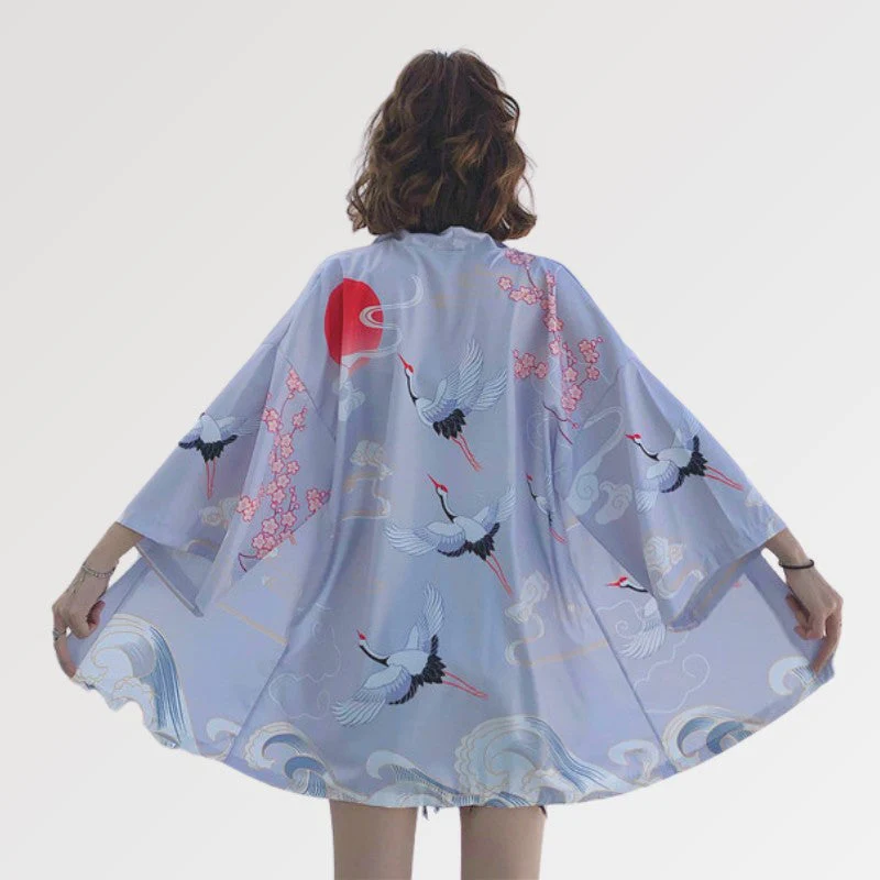 Women's Kimono Jacket 'Ogon Bat' - Image 2