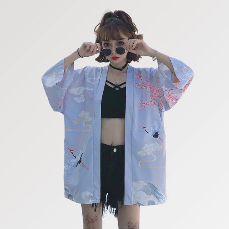 Women's Kimono Jacket 'Ogon Bat' - Image 4