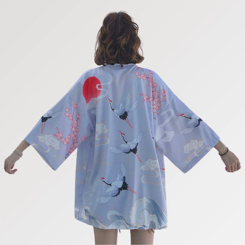 Women's Kimono Jacket 'Ogon Bat' - Image 5