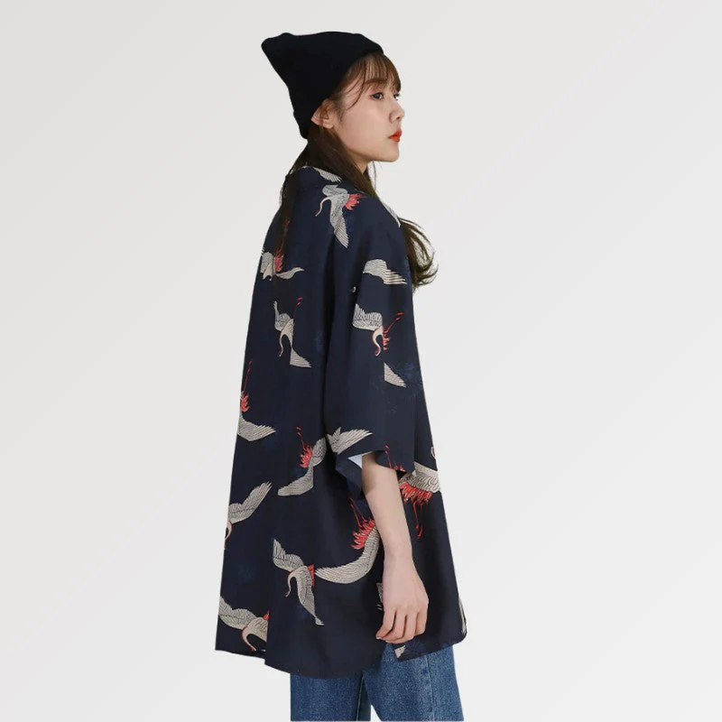 Women's Long Kimono Jacket 'Gon Zeme' - Image 3