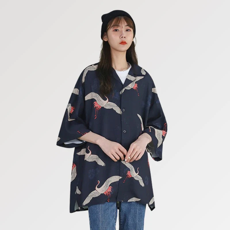Women's Long Kimono Jacket 'Gon Zeme' - Image 4