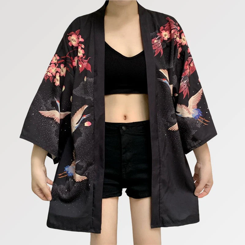 Women's Short Kimono Jacket 'Habomai' - Image 4
