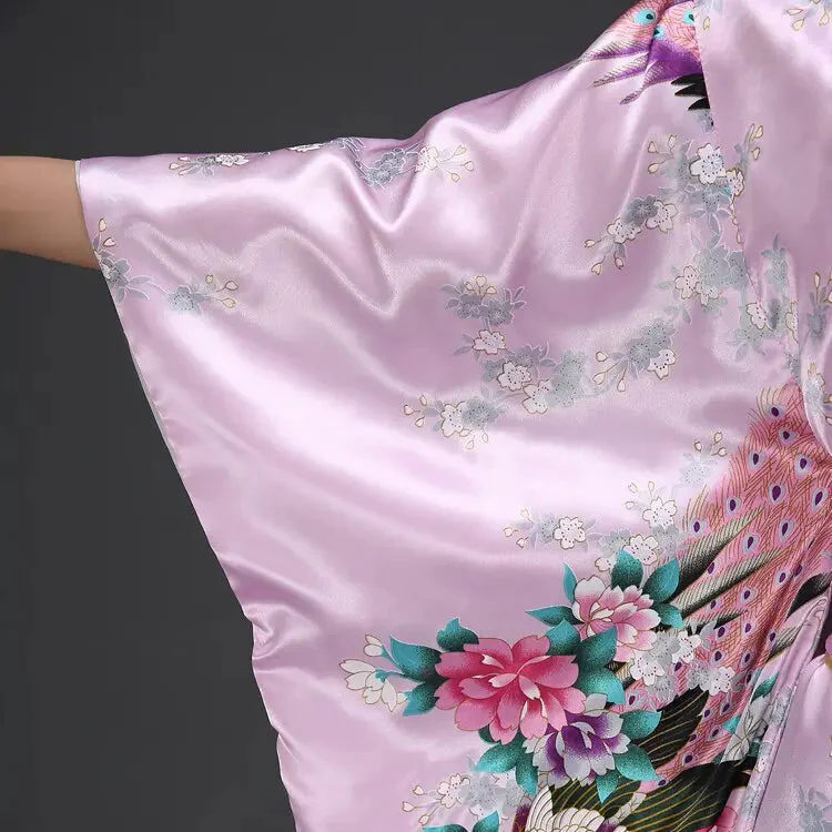 Women's Silk Japanese Kimono 'Kisokoma' - Image 14