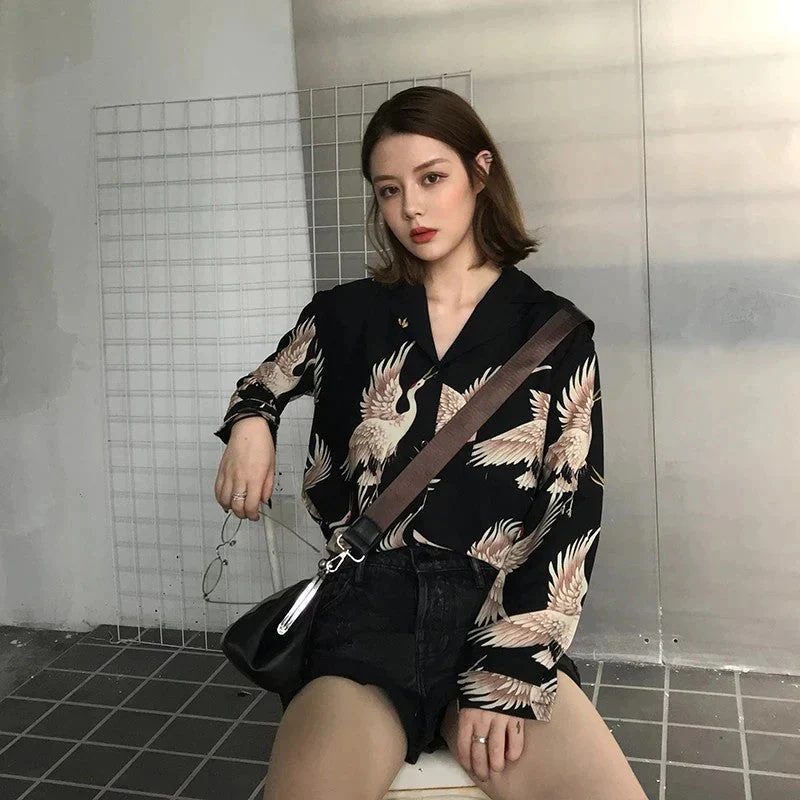 Women's Traditional Japanese Blouse 'Awaji' - Image 4