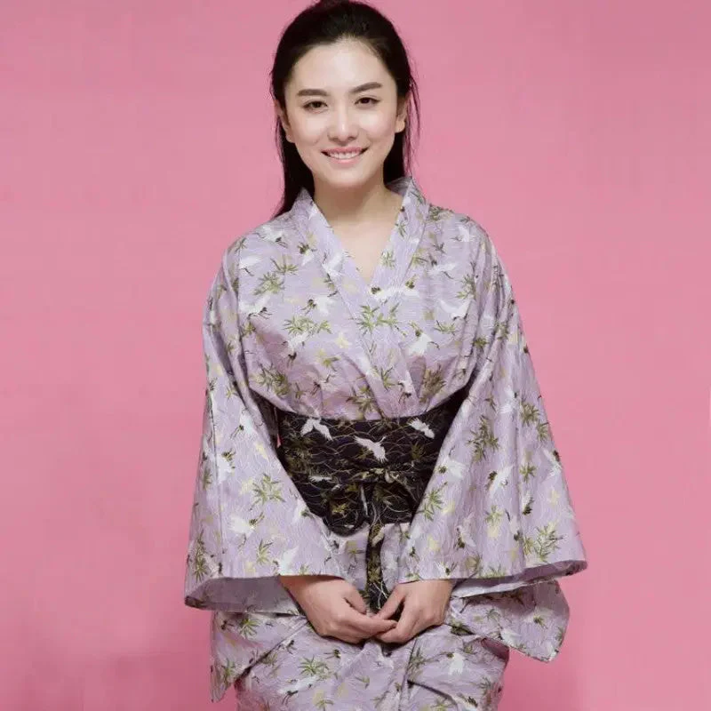 Women's Traditional Japanese Kimono 'Kamaishi' - Image 2