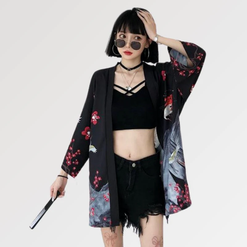 Women's Traditional Kimono Jacket 'Shodoshima' - Image 9