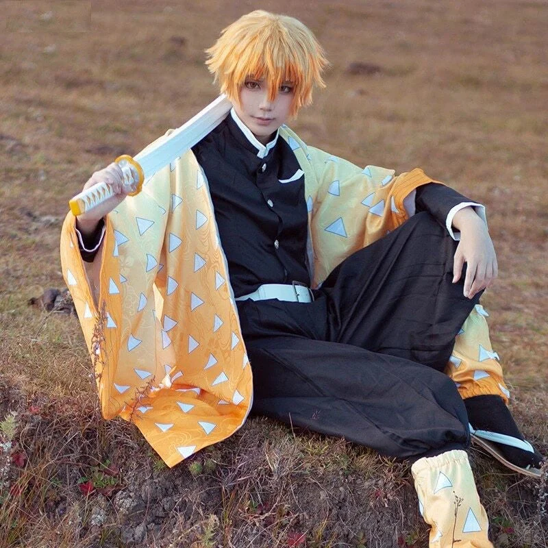 Zenitsu Agatsuma Cosplay Demon Slayer - Image 6